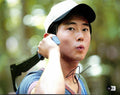 Steven Yeun “Glenn" Walking Dead Signed 11x14 Photograph BECKETT BAS0