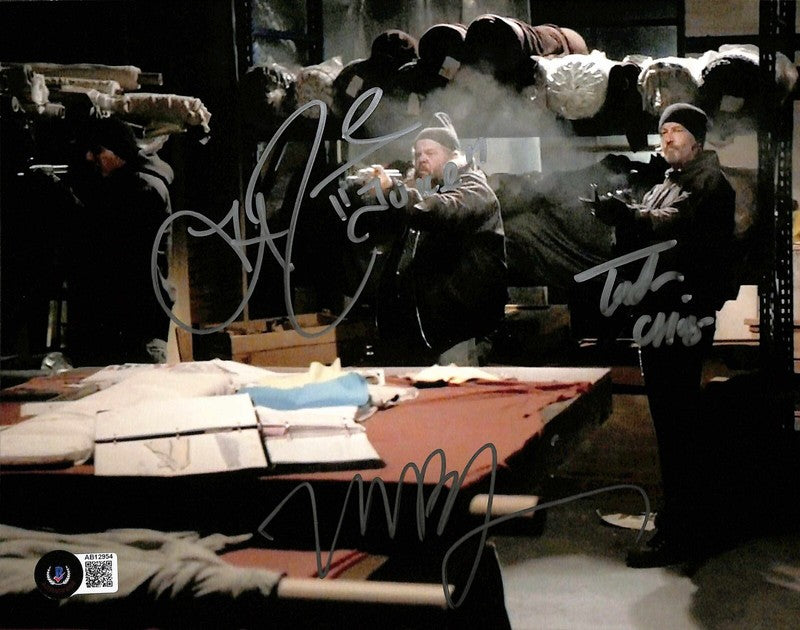 Sons of Anarchy Cast X3 Signed 8x10 Photograph Beckett BAS (Grad Collection)0