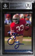 Roger Craig 2000 Upper Deck Legends #72 Signed Card BECKETT Encapsulated0