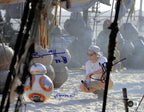 Star Wars The Force Awakens BB-8 Signed x3 Including Abrams 11x14 Photo BAS0