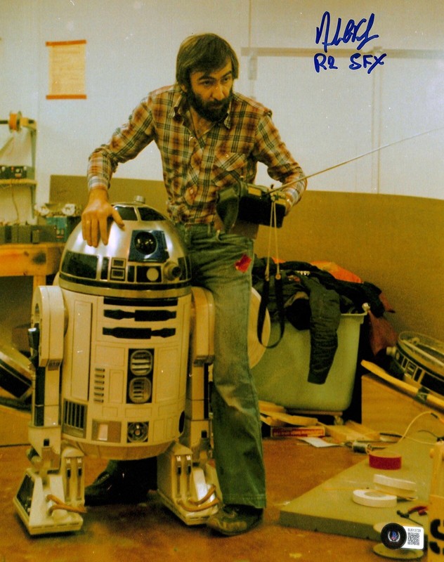 Andrew Kelly R2-D2 Builder SFX Star Wars ESB Signed 11x14 Photo BECKETT0