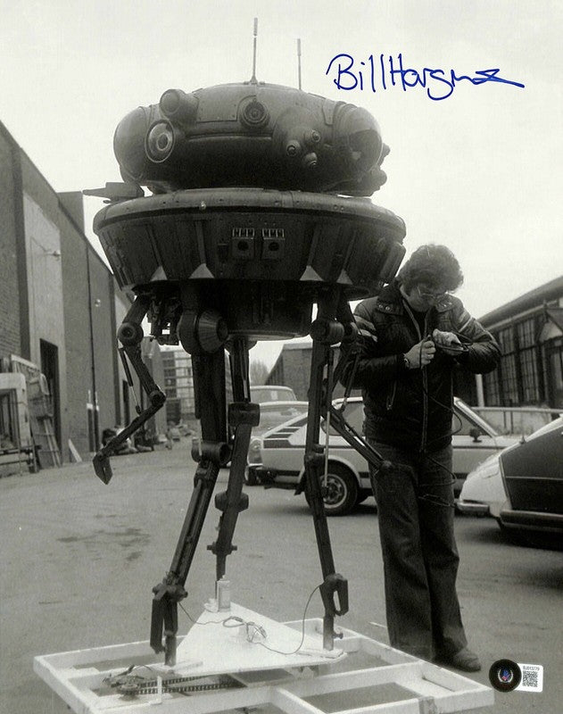 Bill Hargreaves Star Wars ESB Probe Droid Signed 11x14 Photograph BECKETT0