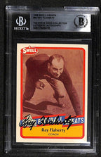 Ray Flaherty New York Giants 1989 Swell Greats #80 Signed Card BECKETT0