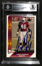 Tim McDonald Phoenix Cardinals 1991 Pacific #409 Signed Card BECKETT0