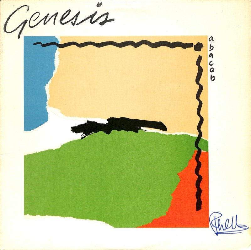 Phil Collins Genesis Signed Abacab Album Cover Auto 10 BECKETT (Grad Collection)0