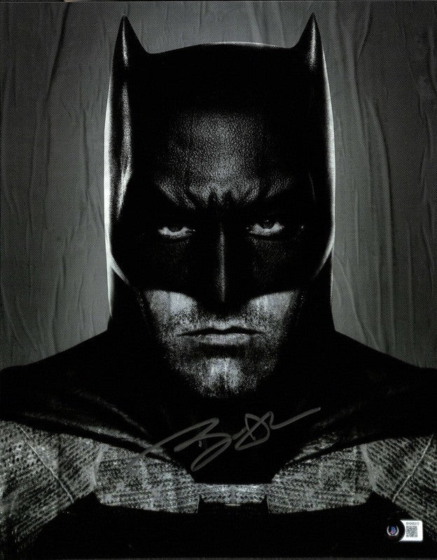Batman Ben Affleck Signed Justice League 11x14 Photograph BECKETT0