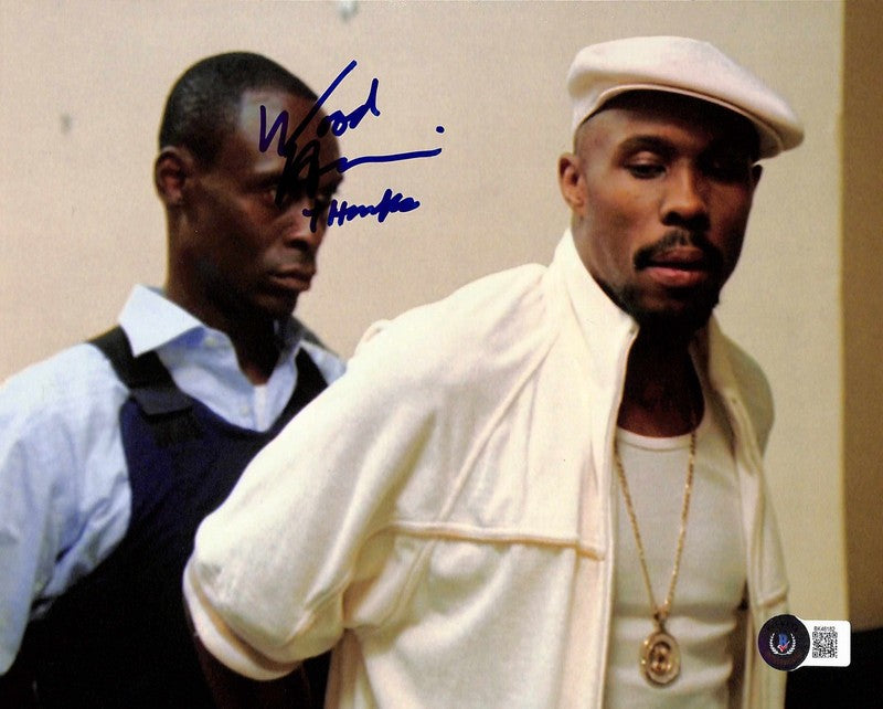 Wood Harris The Wire Signed 8x10 Photo BECKETT (Grad Collection)0