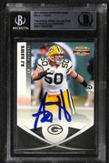 A.J. Hawk 2011 Panini Gridiron Gear #95 Signed Card BECKETT Encapsulated0