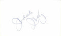 Judith Ivey Actress Signed 3x5 Index Card BECKETT Authenticated0