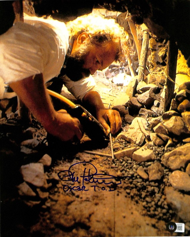 Lorne Peterson ILM Indiana Jones Temple of Doom Signed & Insc 11x14 Photo BAS0