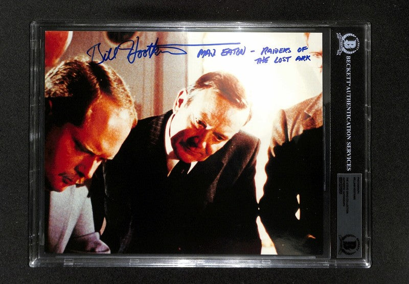 Bill Hootkins RARE! Indiana Jones Signed 8x10 Photo BAS (Grad Collection)0