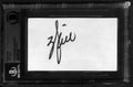 Will Smith Fresh Prince of Bel-Air Signed 3x5 Index Card Beckett Encapsulated0