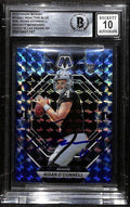 2023 Panini Mosiac Aidan O'Connell Raiders Signed BECKETT WITNESSED Auto 100