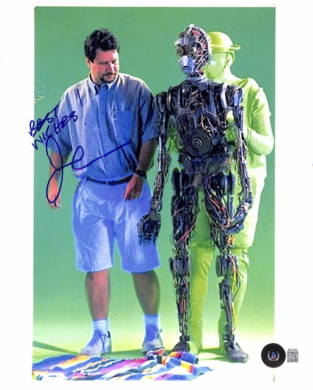 John Knoll VFX Supervisor Star Wars Phantom Menace Signed 8x10 Photo BECKETT0