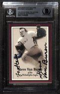Steve Van Buren Eagles 2000 Greats of the Game #57 Signed Card BECKETT0