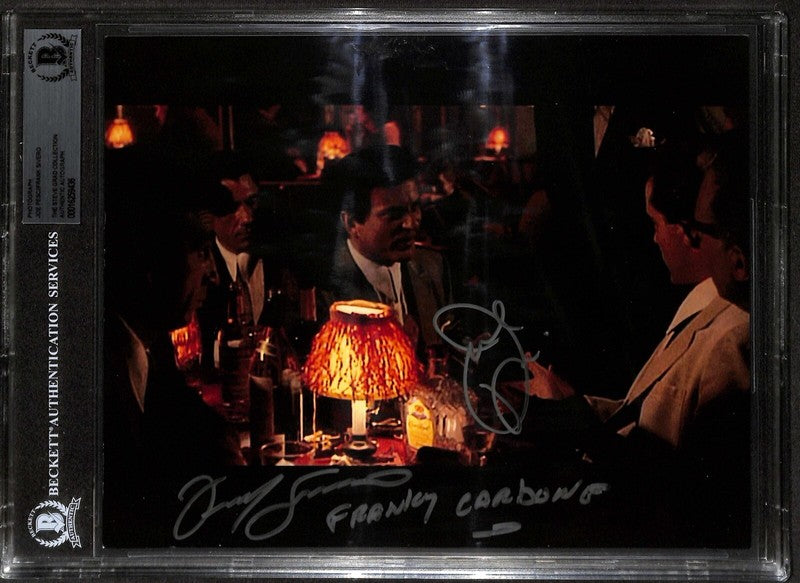 Joe Pesci & Frank Sivero Goodfellas Multi Signed 8x10 Photograph BECKETT0