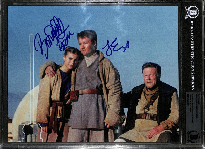 Uncle Owen and Aunt Beru Star Wars EP III  Signed 8x10 Photo BAS 0
