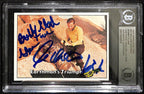 William Shatner & Bobby Clark Signed Auto 1976 Topps Star Trek #57 BECKETT BAS0