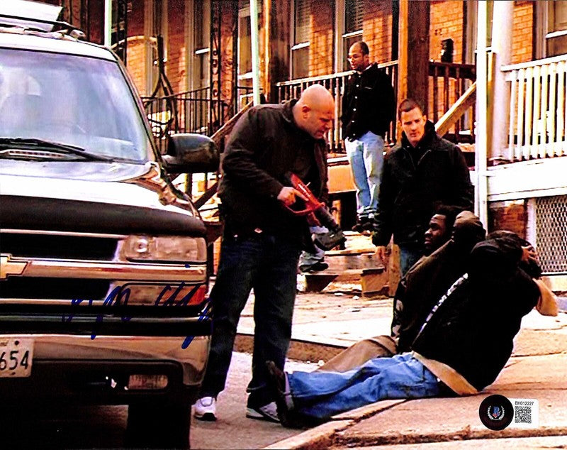 Gbenga Akinnagbe “Chris Partlow” The Wire Signed 8x10 BECKETT Grad Collection0
