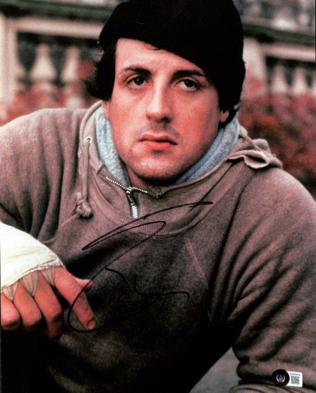 Sylvester Stallone ROCKY  Signed 11x14 Photo BECKETT (Grad Collection)0