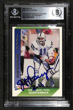 Jeff George Indinapolis Colts 1991 Pacific #193 Signed Card BECKETT0