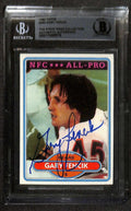 Gary Fencik Chicago Bears 1980 Topps #380 Signed Card BECKETT Encapsulated0