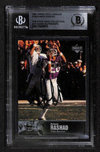 Ahmad Rashad Minnesota Vikings 1997 Upper Deck Legends #158 Signed Card BECKETT0