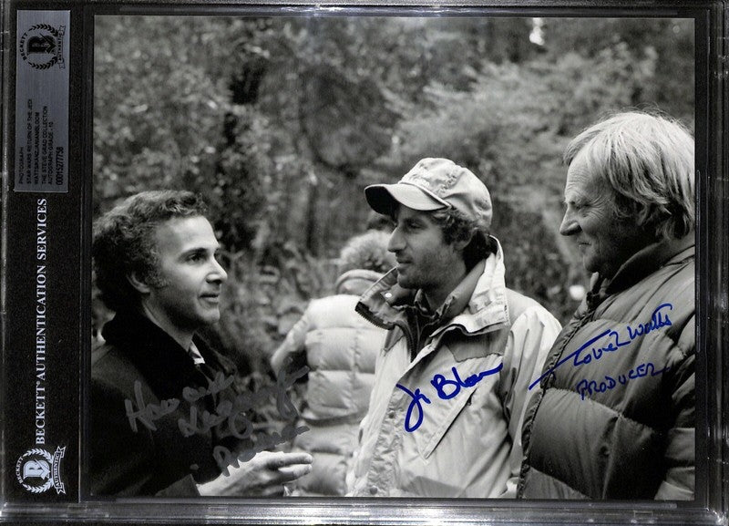 Star Wars ROTJ Producers Signed by 3! 8x10 Photograph Auto Grade 10 BAS0