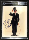 Robert Downey Jr Chaplin Signed 8x10 Beckett Slabbed Auto 10 (Grad Collection)  0