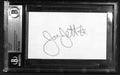 Joan Jett Joan Jett & The Blackhearts Signed 3x5 Index Card Beckett 0