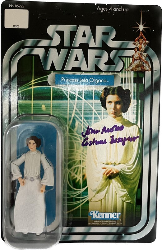 John Mollo Signed Star Wars Princess Leia  2004 Original Trilogy Coll BECKETT0