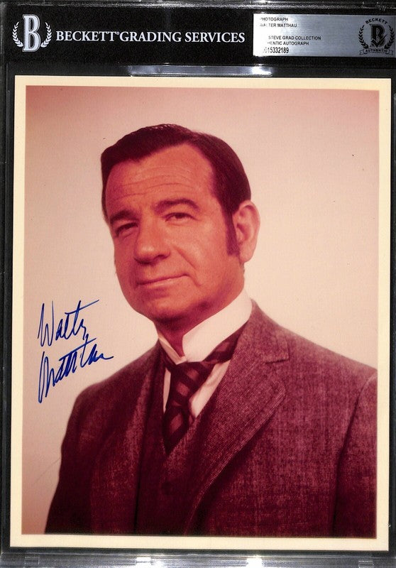 Walter Matthau Grumpy Old Men Signed 8x10 Photograph BECKETT (Grad Collection)0