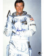 Roger Moore “James Bond” Moonraker Signed 11x14 Photograph BECKETT0