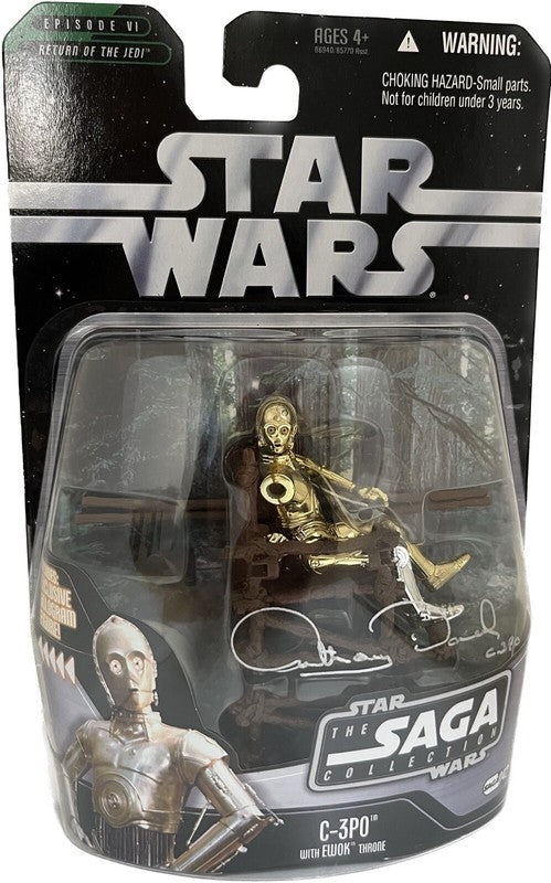 Anthony Daniel C-3PO Signed Star Wars 2004 Saga Collection BAS0