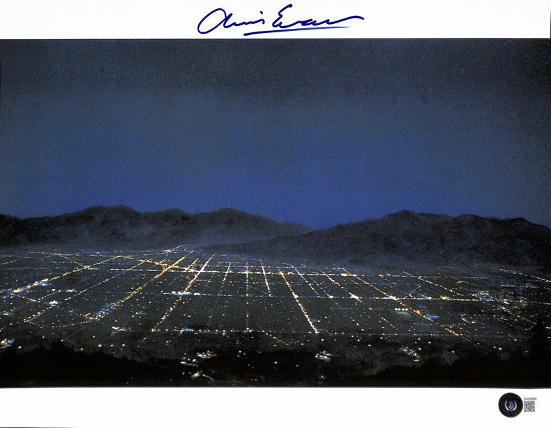 ILM Matte Painter Chris Evans E.T. Signed 11x14 Photo BAS (Grad Collection)0