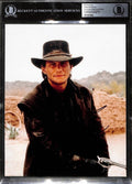 Christian Slater Young Guns Signed 8x10 Auto Grade 10 BAS (Grad Collection)0