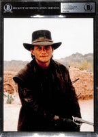 Christian Slater Young Guns Signed 8x10 Auto Grade 10 BAS (Grad Collection)0