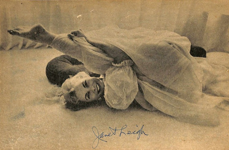 Janet Leigh Actress Signed Vintage Photo 7x5 BECKETT0