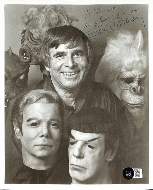 Gene Roddenberry Star Trek Creator RARE Signed & Inscribed 8x10 Photo BECKETT0