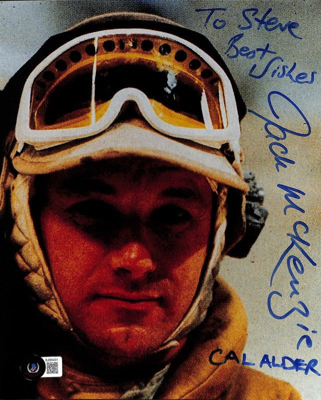 Jack McKenzie Cal Alder Star Wars Empire Strikes Back Signed 8x10 Photo BECKETT 0
