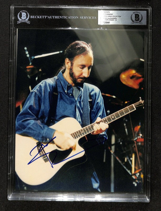 Pete Townshend The Who Signed 8X10 Photo Auto Grade 10 BECKETT (Grad Collection)0