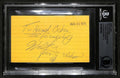 Walter Koenig "Pavel Chekov" Star Trek Signed 3x5 Index Card Beckett0