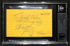 Walter Koenig "Pavel Chekov" Star Trek Signed 3x5 Index Card Beckett0
