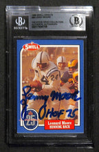 Lenny Moore Baltimore Colts 1988 Swell Greats #86 Signed Card BECKETT0