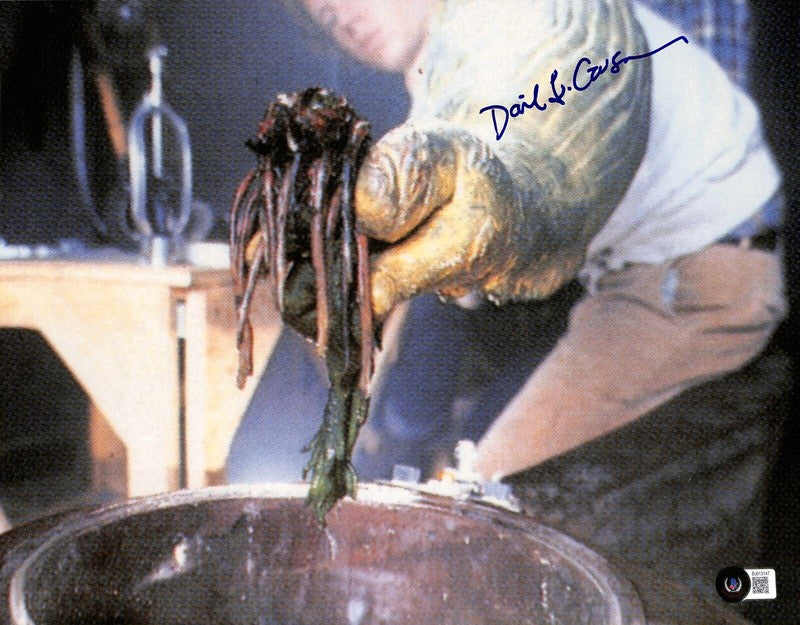 Dave Carson Star Wars ROTJ VFX Jabba’s Left Arm Signed 11x14 Photo BECKETT0
