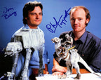 Phil Tippett & Jon Berg ILM Stop Motion Signed 11x14 Photo Auto 10 BECKETT0