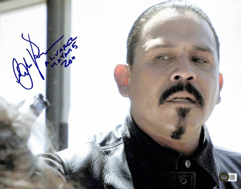 Emilio Rivera "Alvarez” Sons of Anarchy Signed 11x14 Photograph BECKETT 0