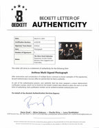 Anthrax Band x 3 Signed 11x14 Photograph Beckett (Grad Collection)1