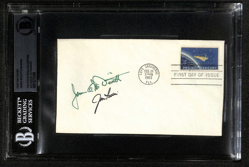 Jim McDivitt Jim Irwin Signed NASA Apollo Astronaut FDC BECKETT0
