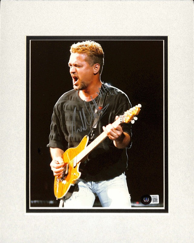 Eddie Van Halen Signed 8x10 Photograph BECKETT  (Grad Collection)0